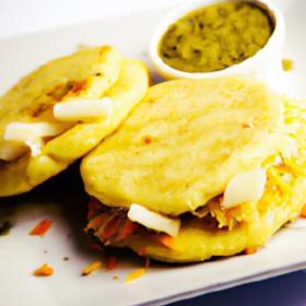 Cheesy Colombian-American Arepas: A Tasty Fusion Delight