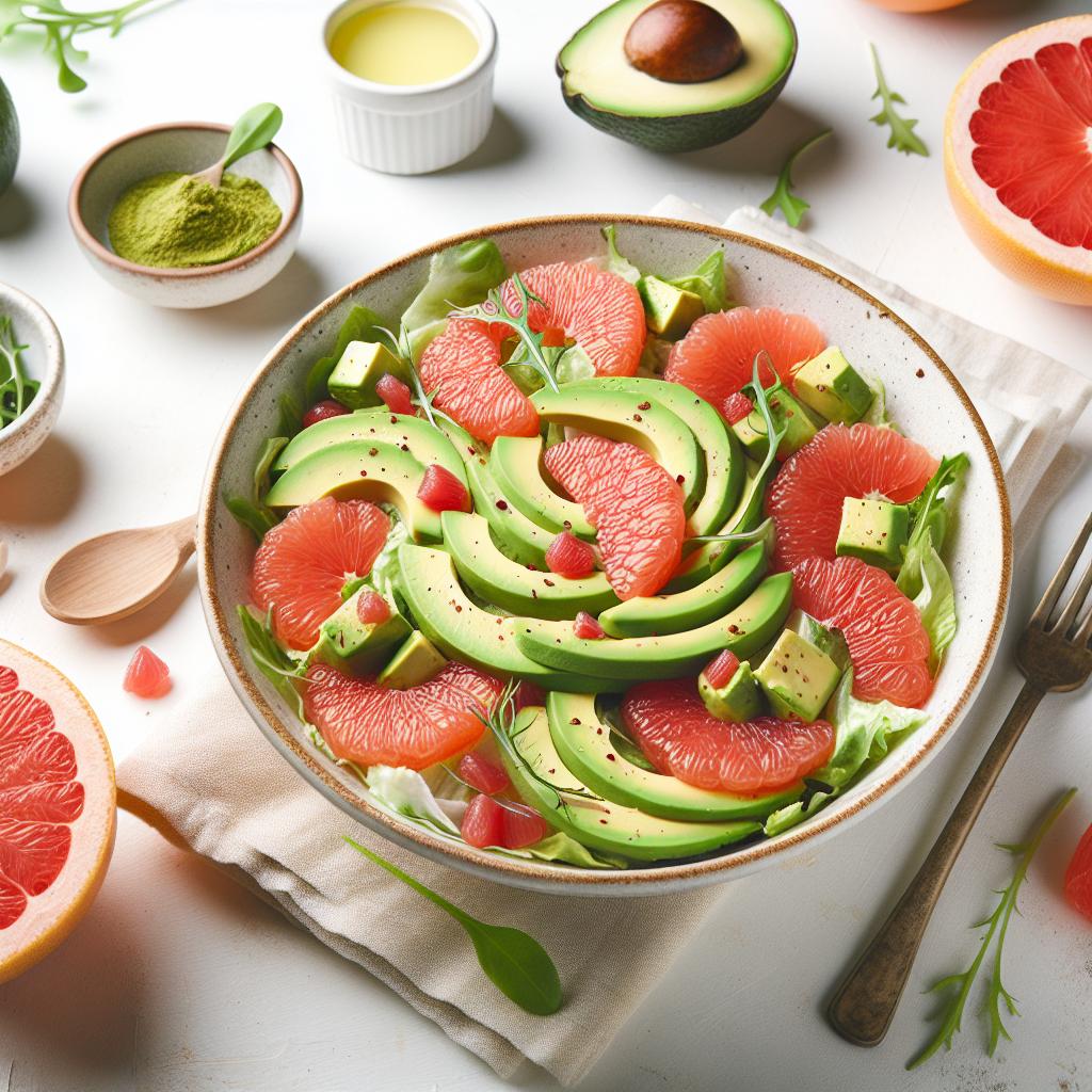 Zesty Grapefruit & Creamy Avocado: The Perfect Salad Blend
