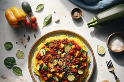 Spaghetti Squash Reinvented: Savory Meat Sauce Delight