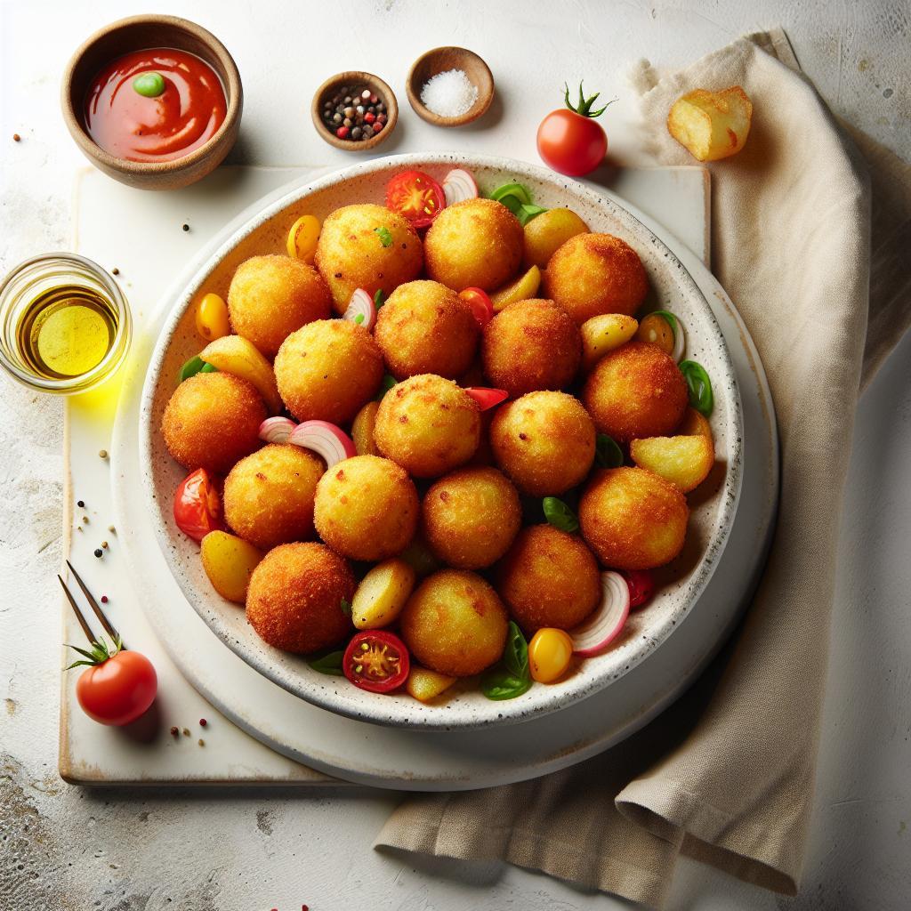 Golden Crispy Potato Balls: Your Perfect Snack or Side