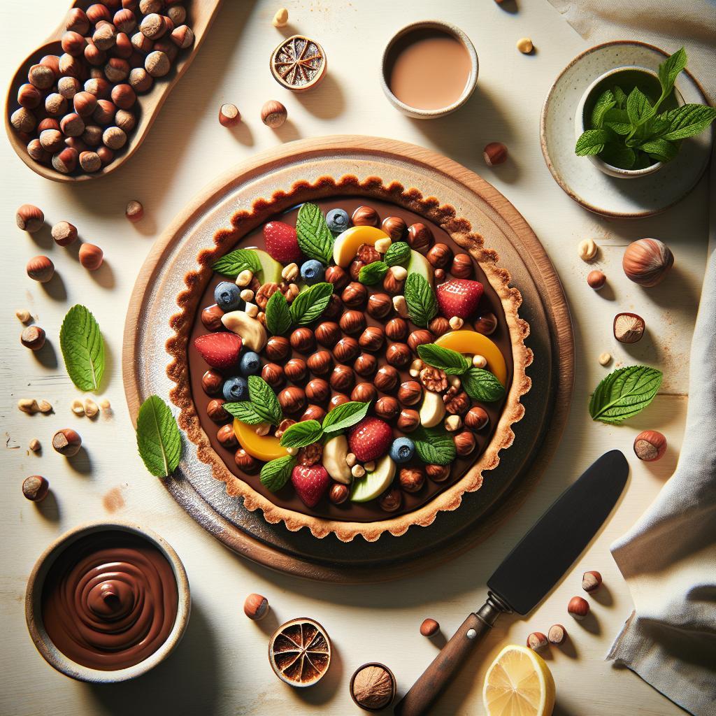 Decadent Gianduja Tart: Indulge in Luxurious Hazelnut Bliss