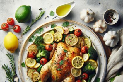 Zesty Lemon Garlic Roast Chicken: A Flavorful Classic Recipe