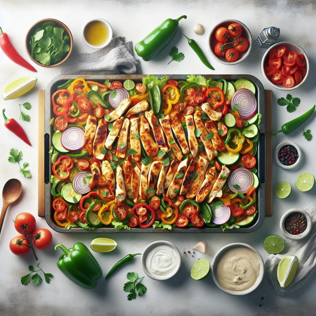 Sizzling Chicken Fajita Sheet Pan: Easy, Flavor-Packed Feast