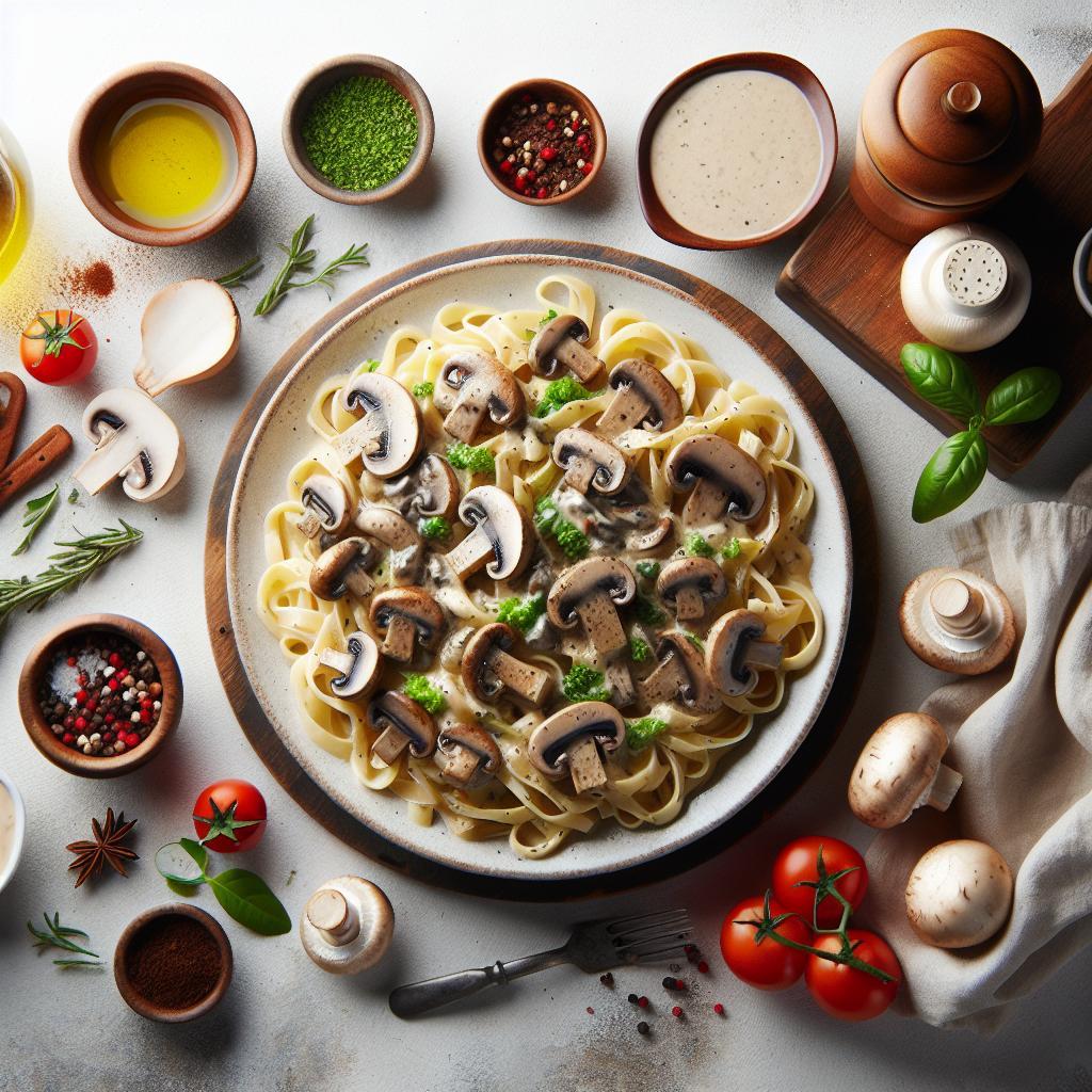 Velvety Mushroom Pasta Sauce: A Creamy Delight Recipe