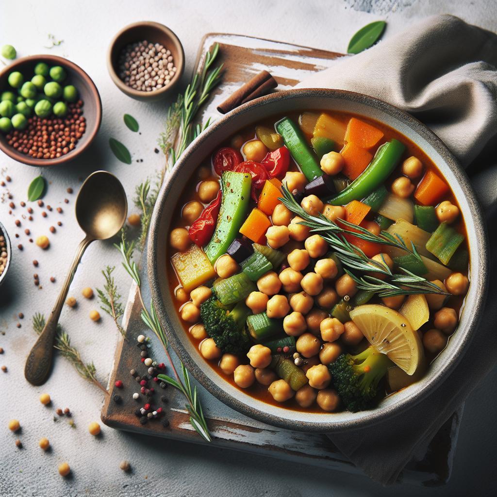 Hearty Chickpea Stew: A Nutritious Comfort Bowl Recipe