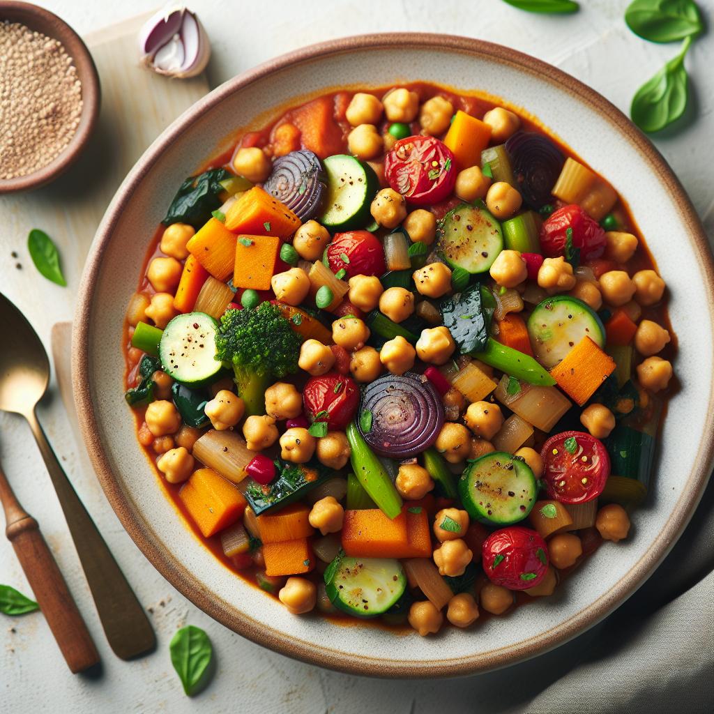 Hearty Chickpea Stew: A Nutritious Comfort Bowl Recipe