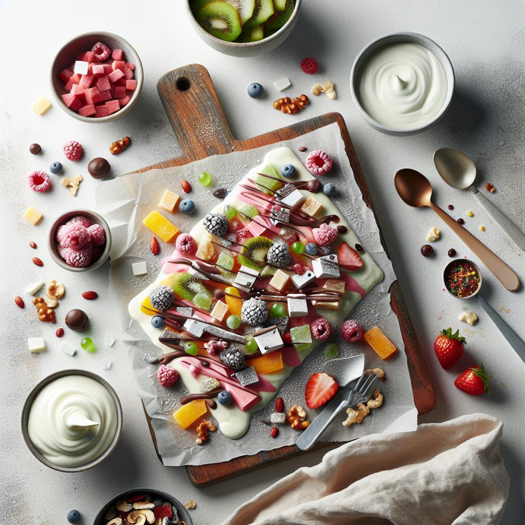 Chill & Thrill: Crafting Homemade Frozen Yogurt Bark