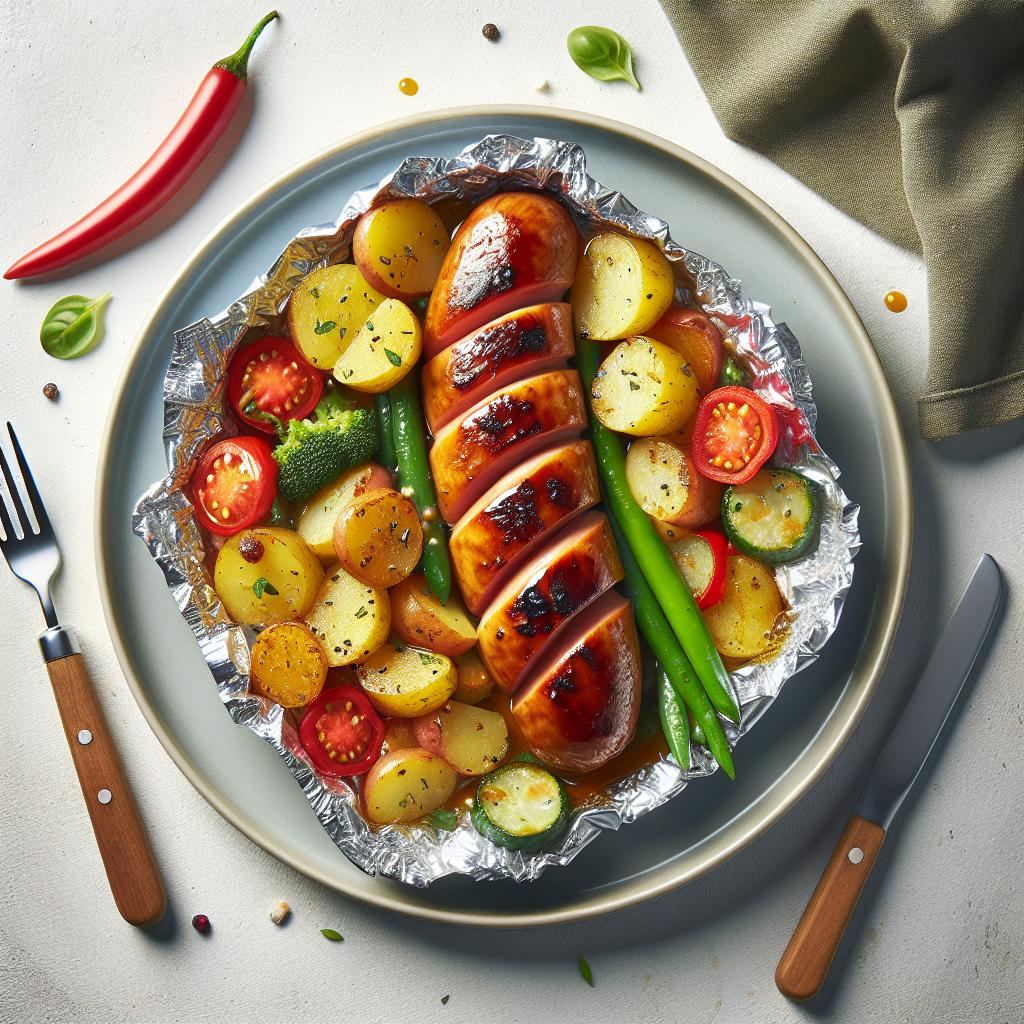 Savor the Easy and Tasty Sausage Potato Foil Packet Meal