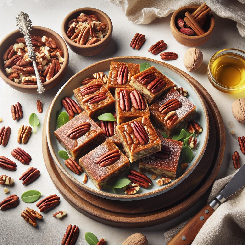 Indulge Guilt-Free: Decadent Low-Carb Keto Pecan Bars