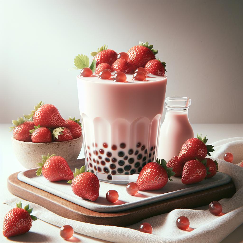 Sweet Sip: How to Make Homemade Strawberry Milk with Boba
