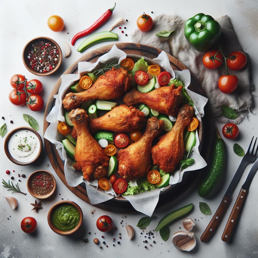 Crispy Baked Chicken Drumsticks: A Tasty Family Feast