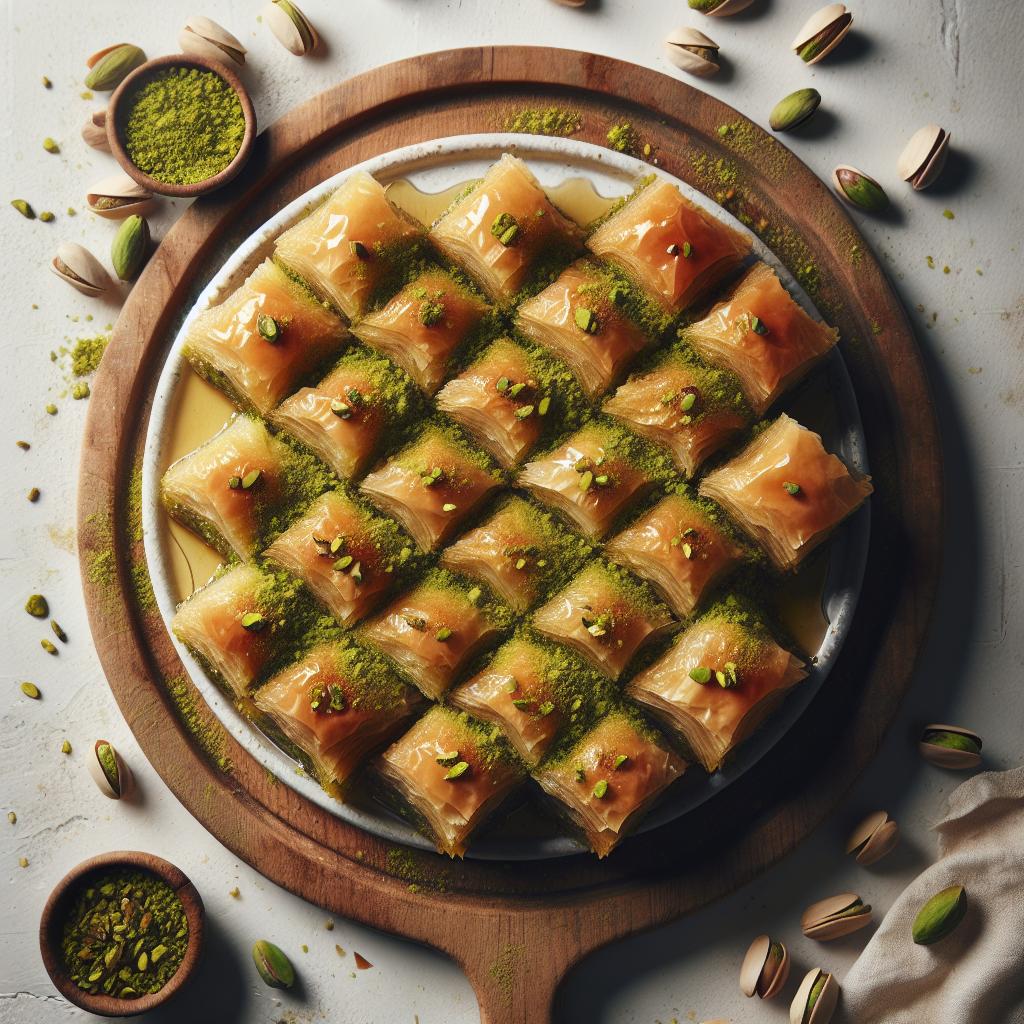 Golden Layers Unveiled: The Art of Turkish Pistachio Baklava