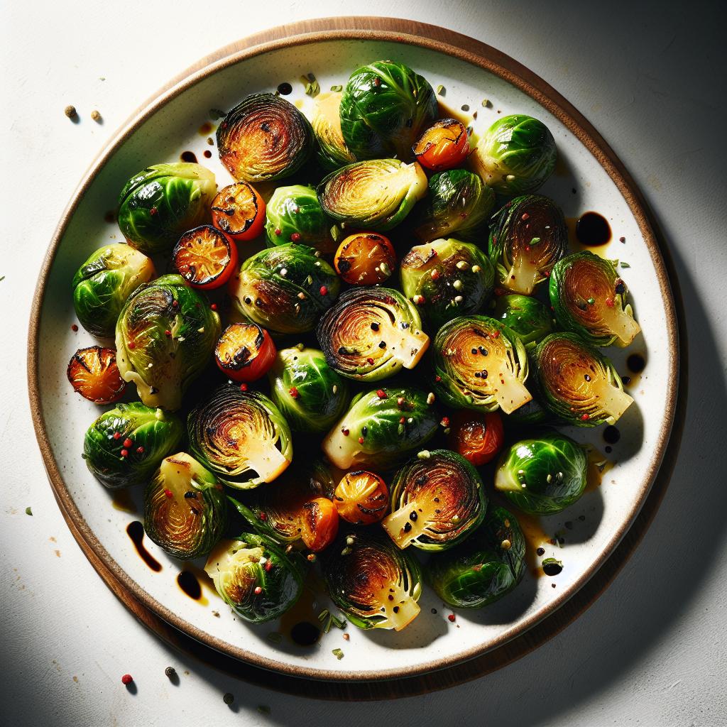 Elevate Your Plate: Roasted Brussels Sprouts with Balsamic