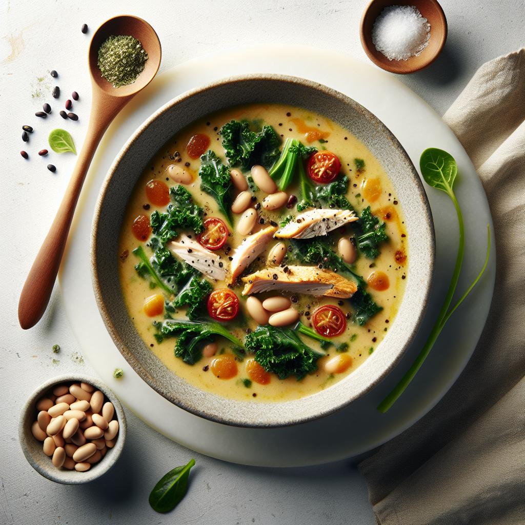 Nourish Your Soul: Hearty White Bean & Kale Chicken Soup