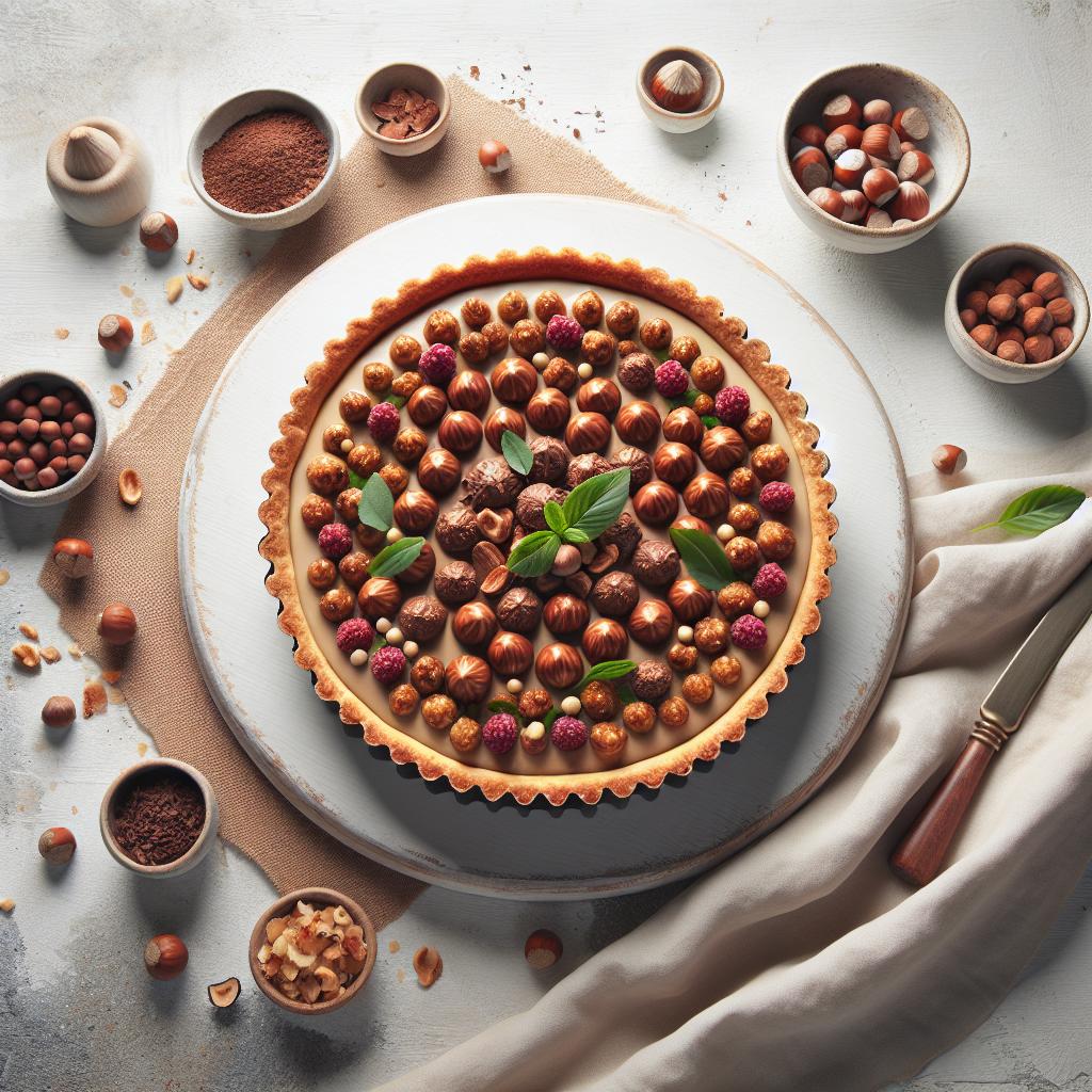 Decadent Gianduja Tart: Indulge in Luxurious Hazelnut Bliss