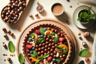 Decadent Gianduja Tart: Indulge in Luxurious Hazelnut Bliss