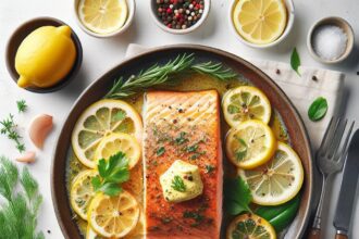 Zesty Baked Salmon with Lemon Butter: A Flavorful Delight