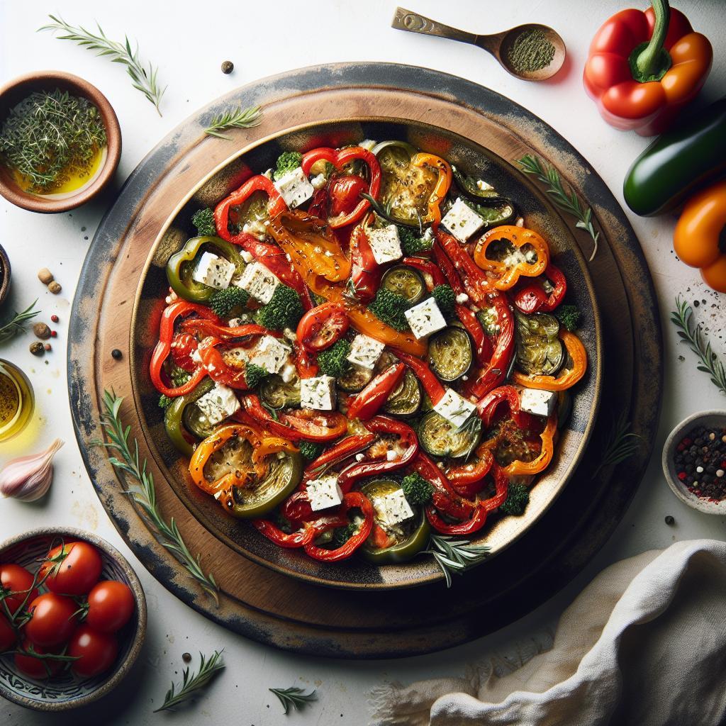 Roasted Pepper & Feta Dip: A Flavor-Packed Mediterranean Treat