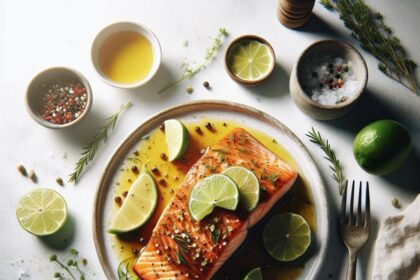 Zesty Baked Salmon: Honey & Lime Delight Recipe Guide