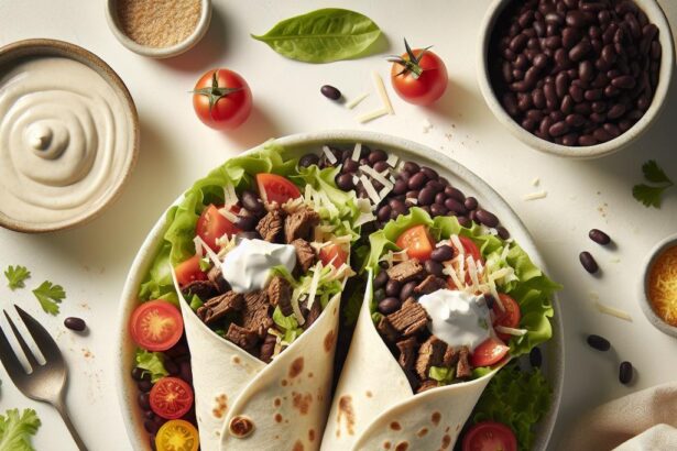 Savory Beef Burritos with Black Beans: A Flavorful Fusion