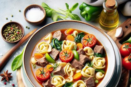 Hearty Beef Tortellini Soup: A Comfort Bowl of Flavor