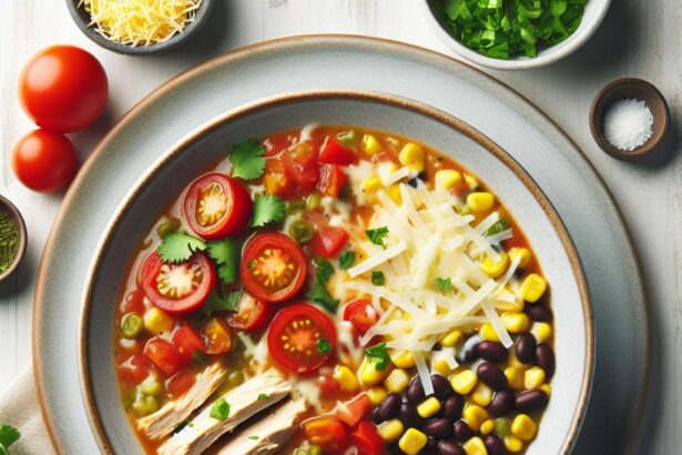 Hearty & Zesty Chicken Taco Soup: A Flavorful Comfort Bowl