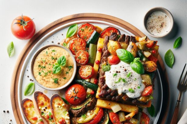 Savory Beef Moussaka & Roasted Tomato Bruschetta Delights