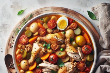 Hearty Chicken Stew: A Comforting Bowl of Warmth and Flavor