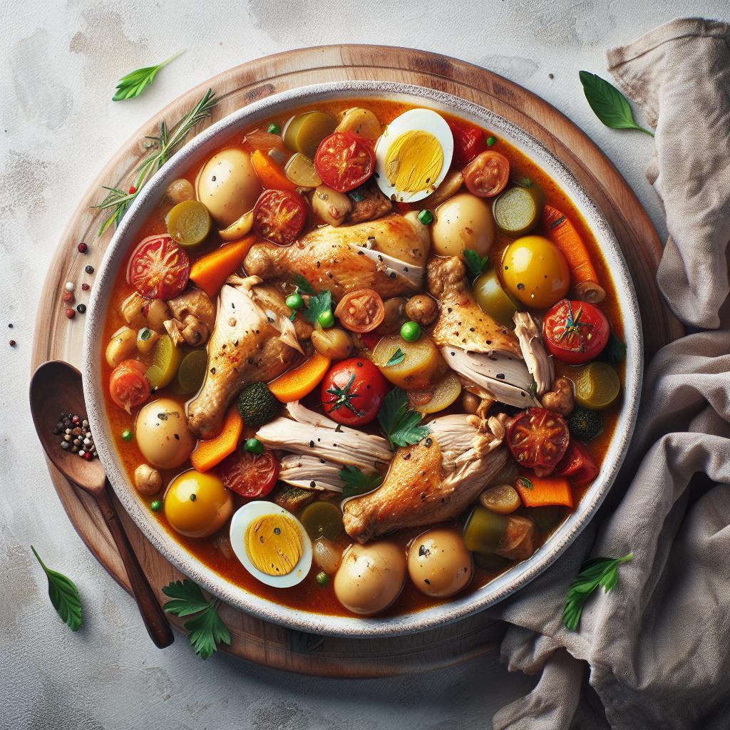Hearty Chicken Stew: A Comforting Bowl of Warmth and Flavor
