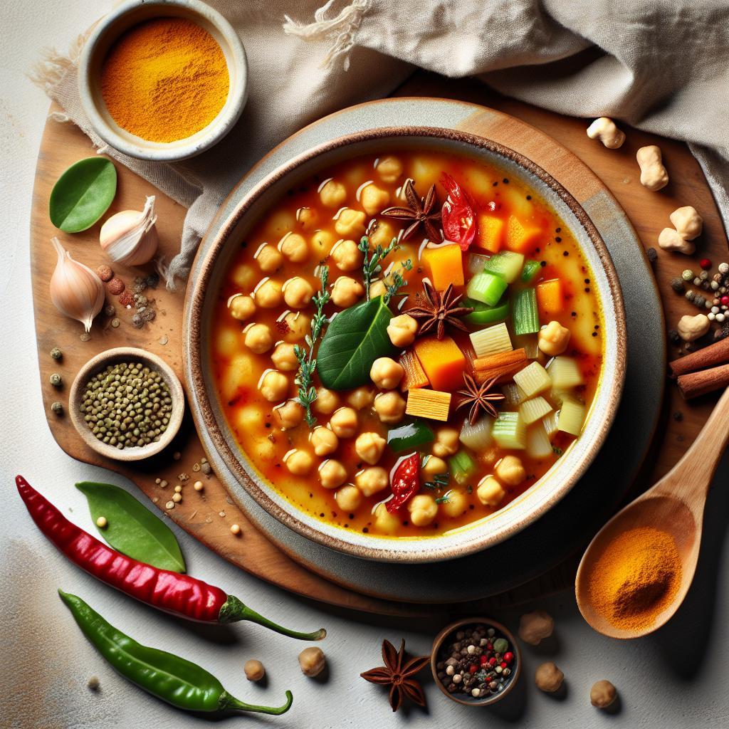 Hearty Chickpea and Spice Soup: A Flavorful Health Boost