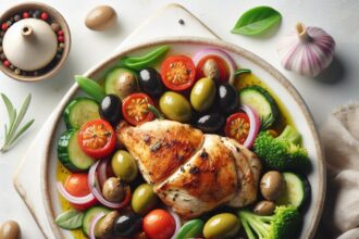 Savory Chicken Olive Delight: A Mediterranean Flavor Fusion