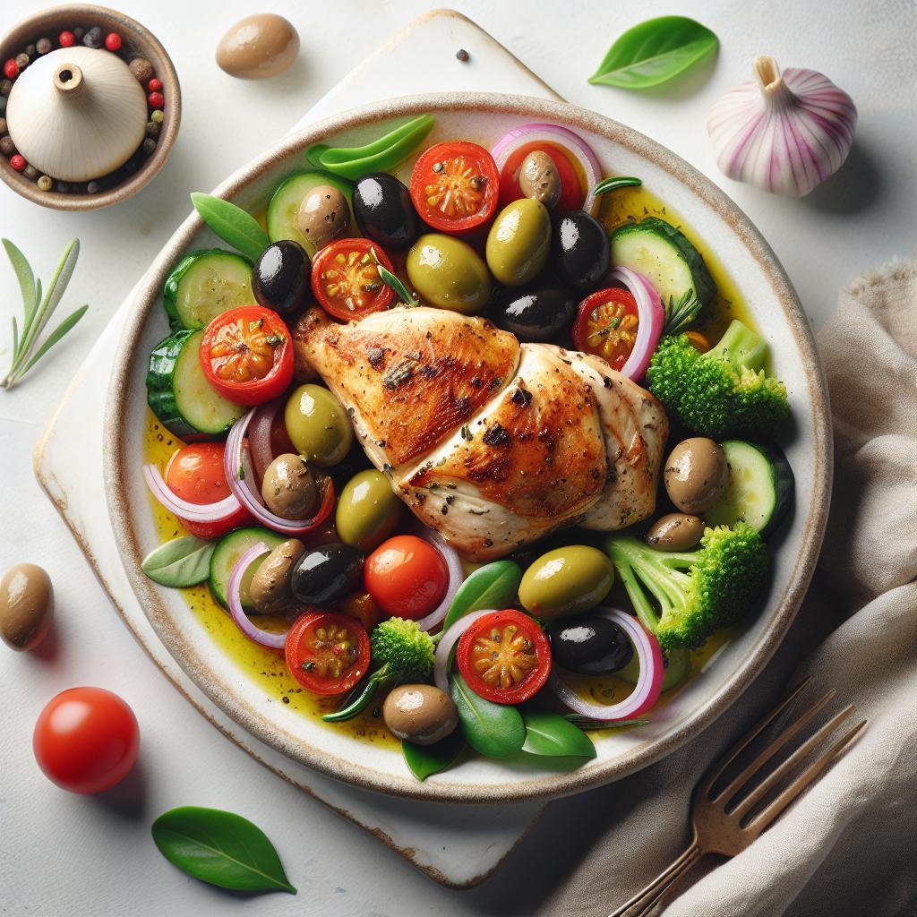 Savory Chicken Olive Delight: A Mediterranean Flavor Fusion