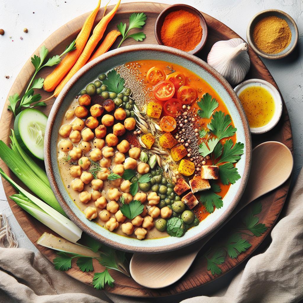 Warm Up with Zesty Chickpea and Spice Soup Delights