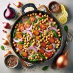 Savor the Flavor: Chickpea and Onion Skillet Delight