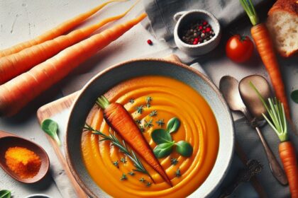 Velvety Roasted Carrot Soup: A Cozy Bowl of Flavor