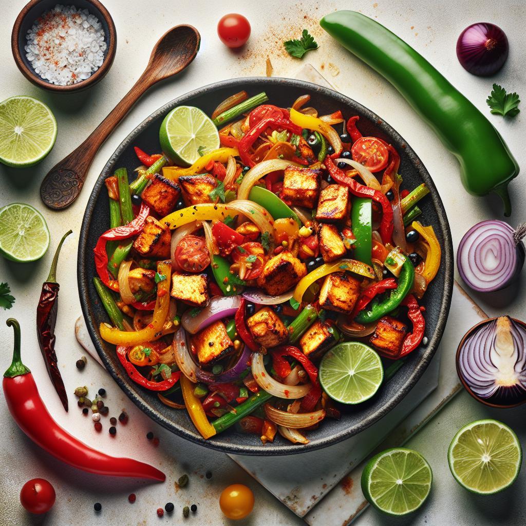 Savor the Zesty Flavors of a Vibrant Mexican Stir Fry
