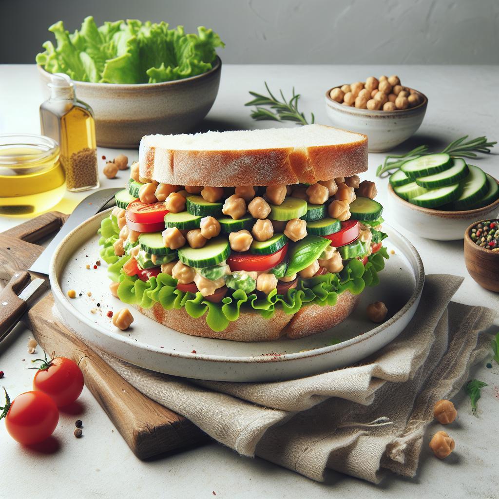 Chickpea Salad Sandwich: A Nutritious Twist on a Classic Meal