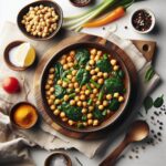 Hearty Chickpea and Spinach Stew: Nutritious Comfort Bowl