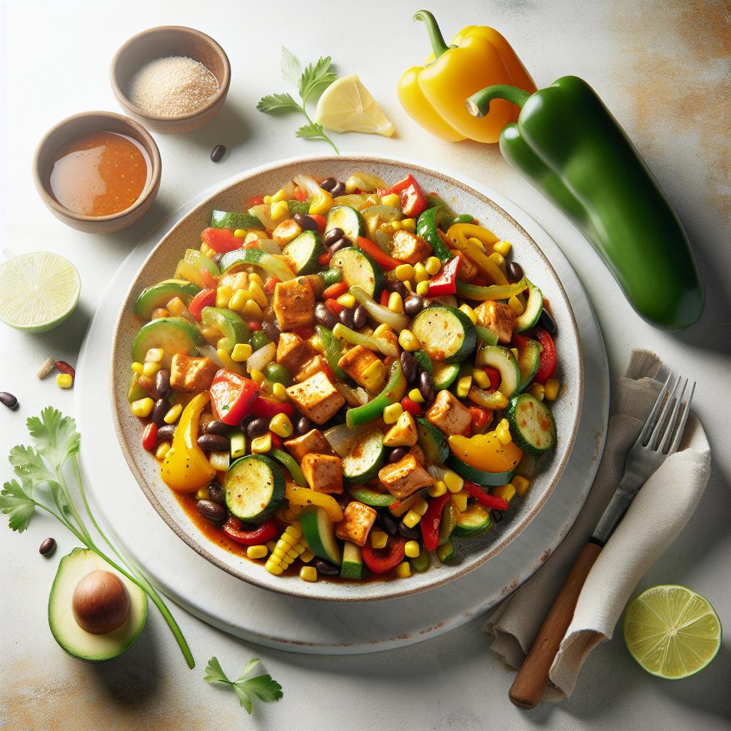 Savor the Zesty Flavors of a Vibrant Mexican Stir Fry