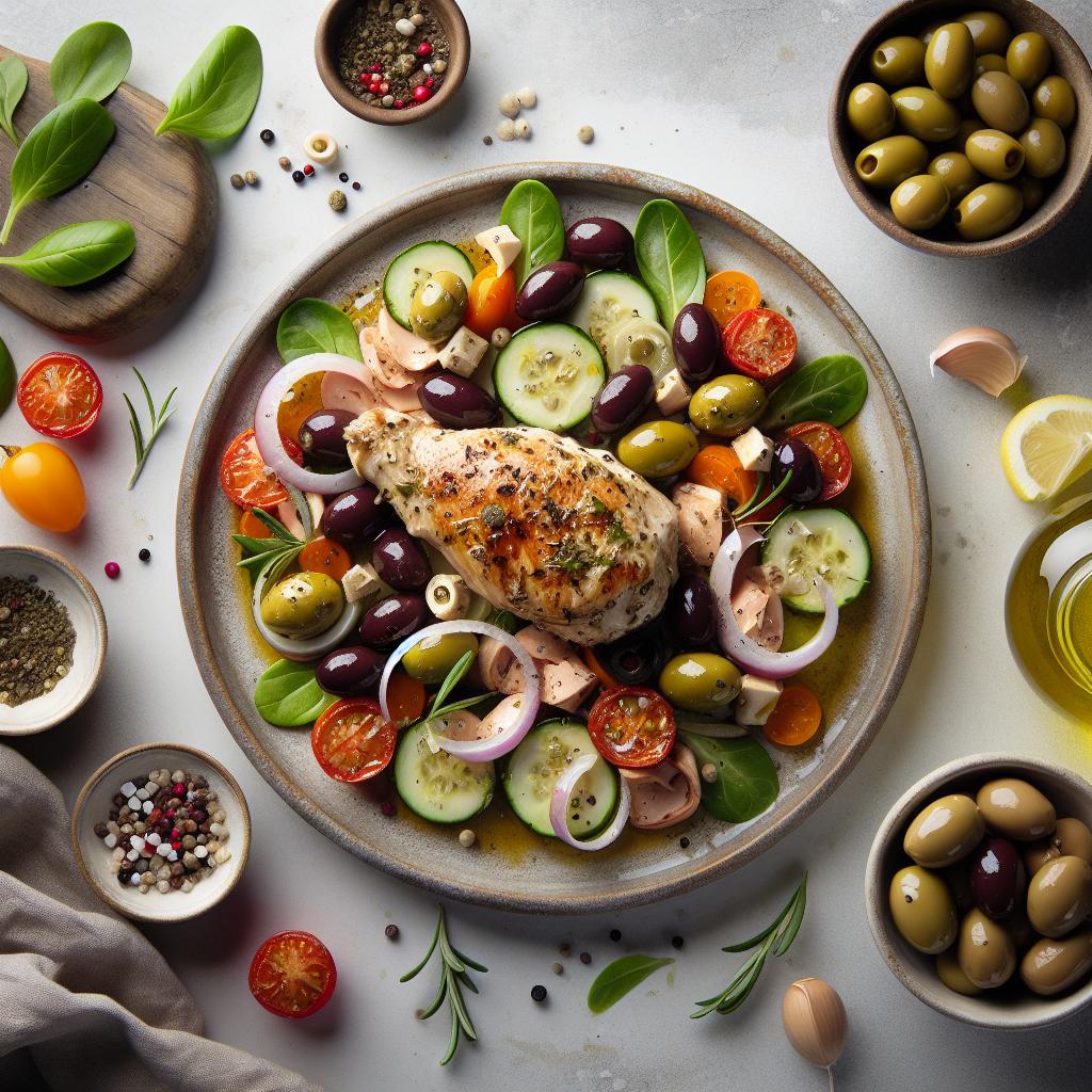 Savory Chicken Olive Delight: A Mediterranean Flavor Fusion