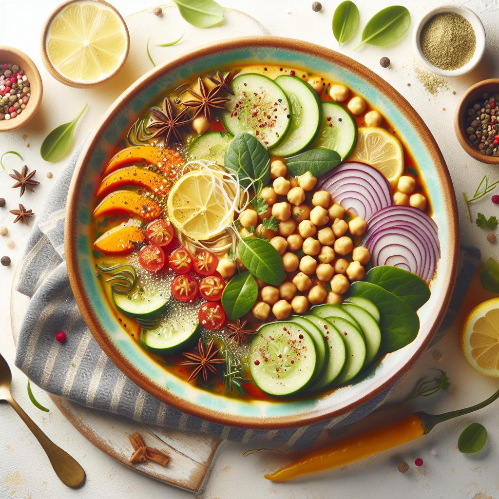 Warm Up with Zesty Chickpea and Spice Soup Delights