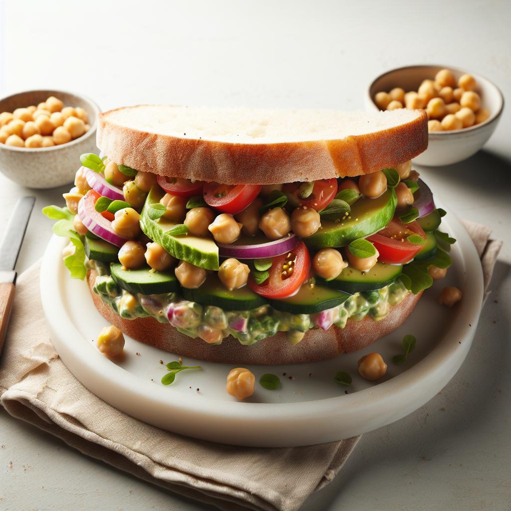 Chickpea Salad Sandwich: A Nutritious Twist on a Classic Meal