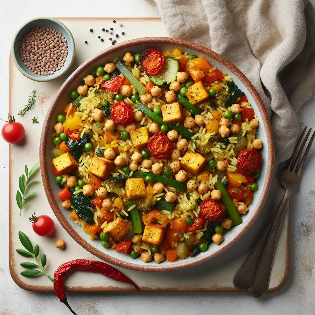 Hearty Chickpea and Rice Casserole: A Wholesome Delight