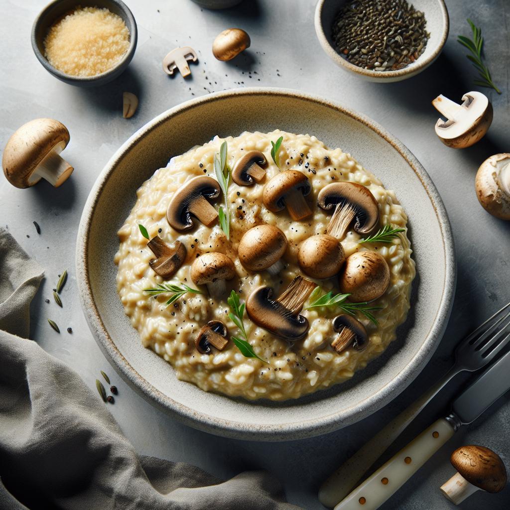 Savor the Art of Creamy Mushroom Risotto: A Flavorful Guide