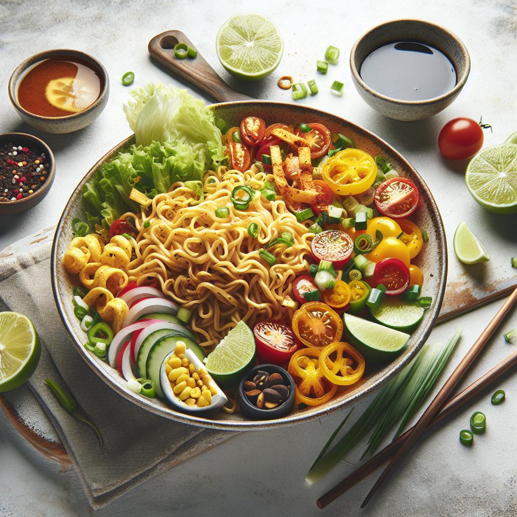 Savor the Zesty Twist of Authentic Mexican Noodles Delight