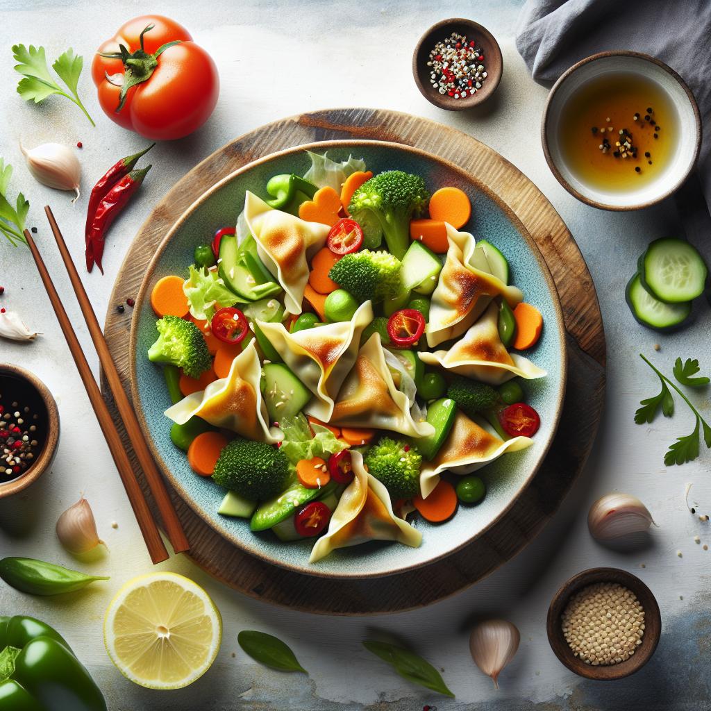 Delightful Vegetable Wontons: A Flavorful Bite of Health