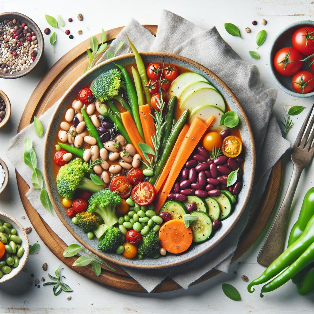 Hearty Vegetable Bean Stew: Nutritious Comfort in a Bowl