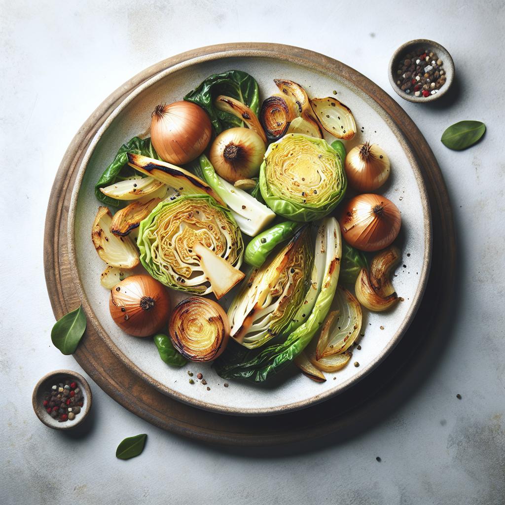 Savor the Flavor: Roasted Cabbage and Onion Delight