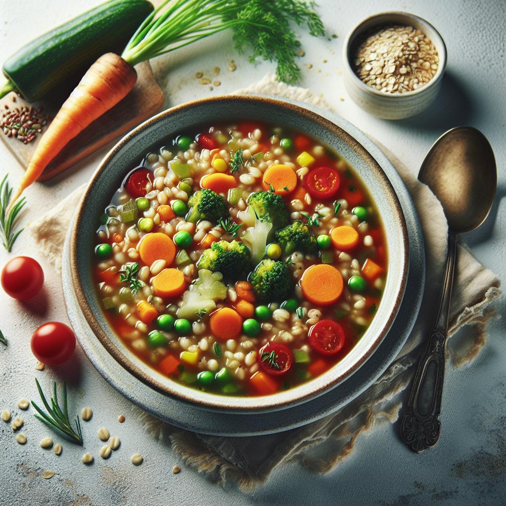 Hearty Vegetable Barley Soup: Nutritious Comfort in a Bowl