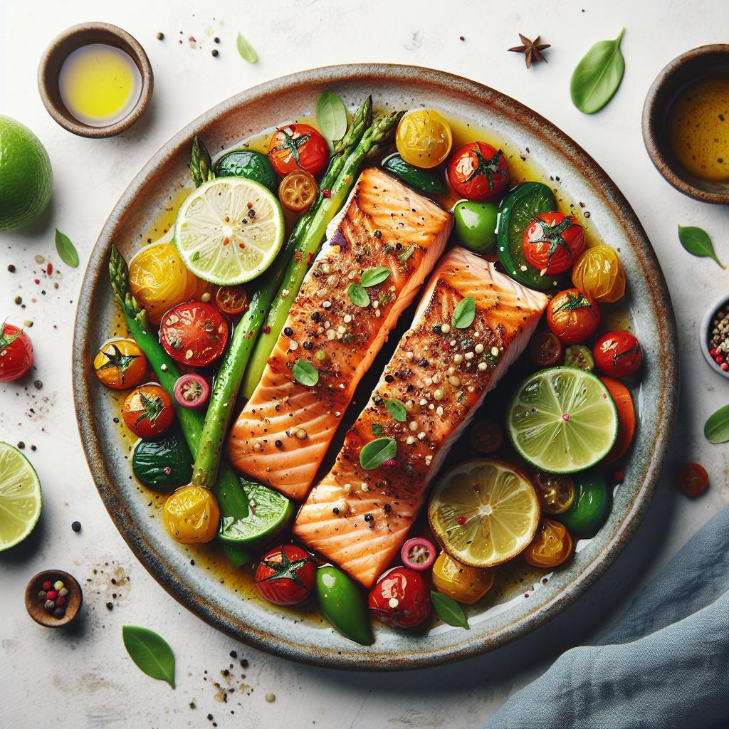 Zesty Baked Salmon: Honey & Lime Delight Recipe Guide